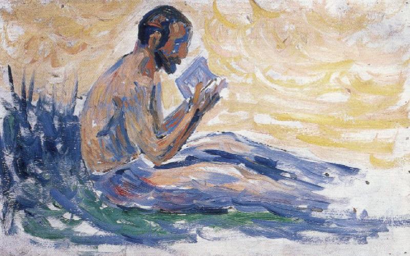 Paul Signac man reading